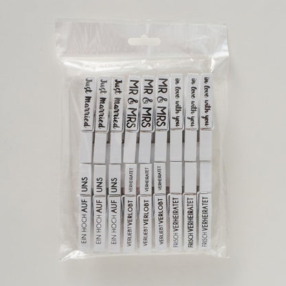 Dekoclip Wedding, 18 tlg.