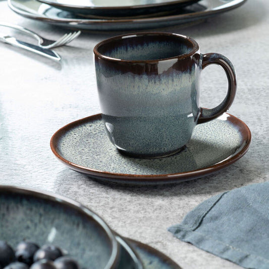 Lave gris saucer for coffee cup 