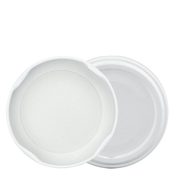 Jam lid white
